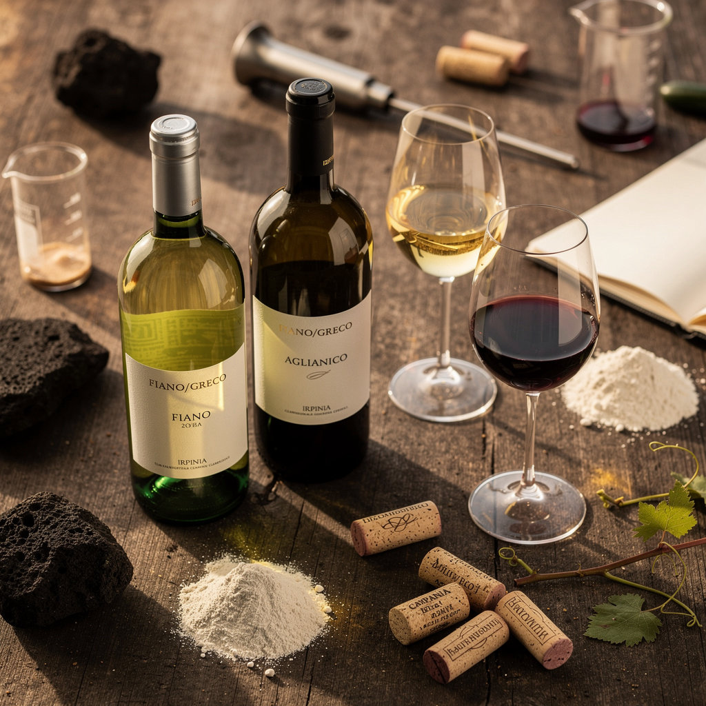 Tenuta Donna Elvira di Sara Fink collezione vini nativi Irpinia Falanghina Fiano Aglianico